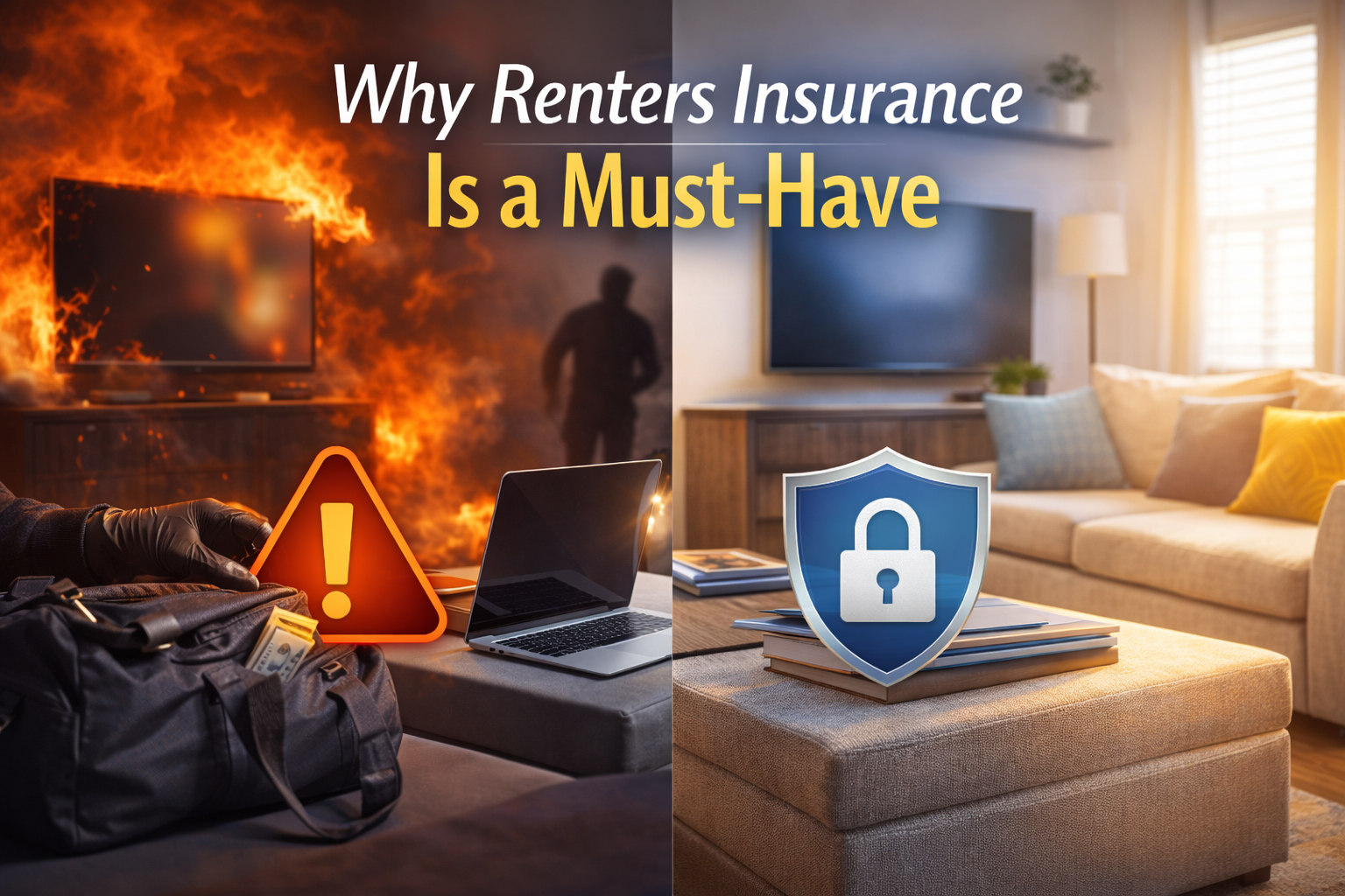 Learn why renters insurance is essential, what it covers, and how it protects you from financial loss. A simple guide for renters in the USA.