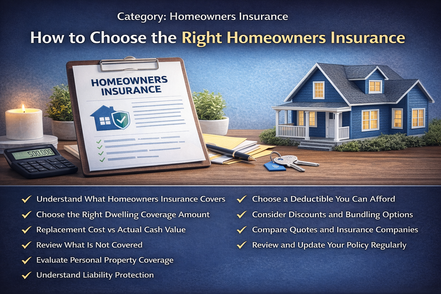 How to Choose the Right Homeowners Insurance and Avoid Costly Mistakes Learn how to choose the right homeowners insurance, what coverage you really need, and how to avoid common mistakes that leave homeowners underinsured.