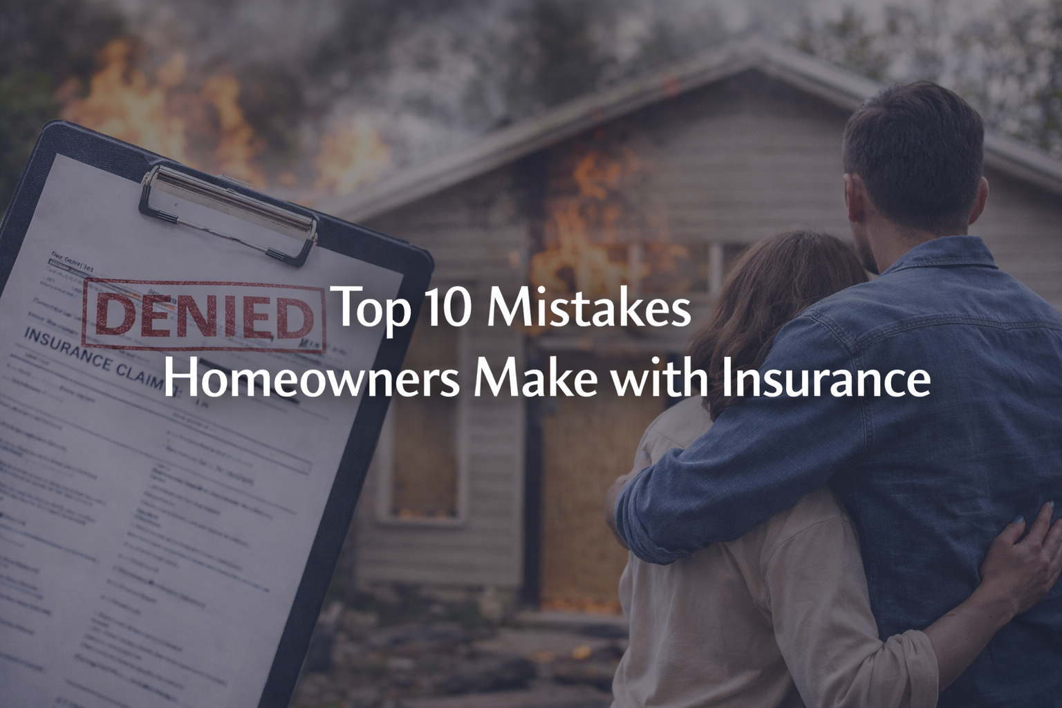 Top 10 Mistakes Homeowners Make with Insurance Discover the top mistakes homeowners make with insurance and learn how to avoid coverage gaps, denied claims, and costly financial losses.