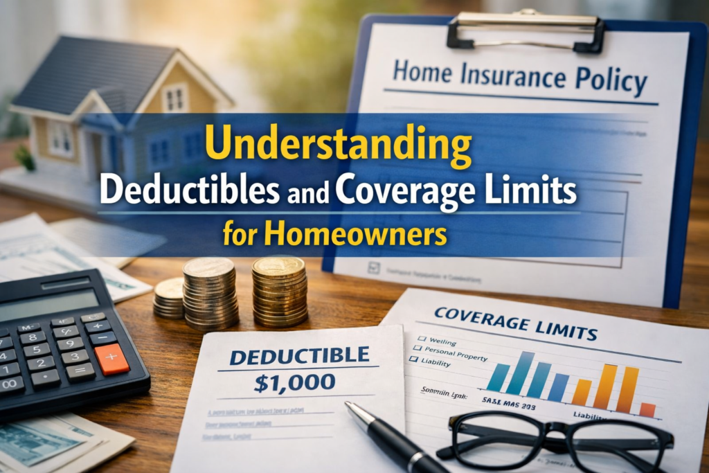 Understanding Deductibles and Coverage Limits for Homeowners Learn how deductibles and coverage limits work in homeowners insurance. Understand how they affect your premiums, claims, and out-of-pocket costs.