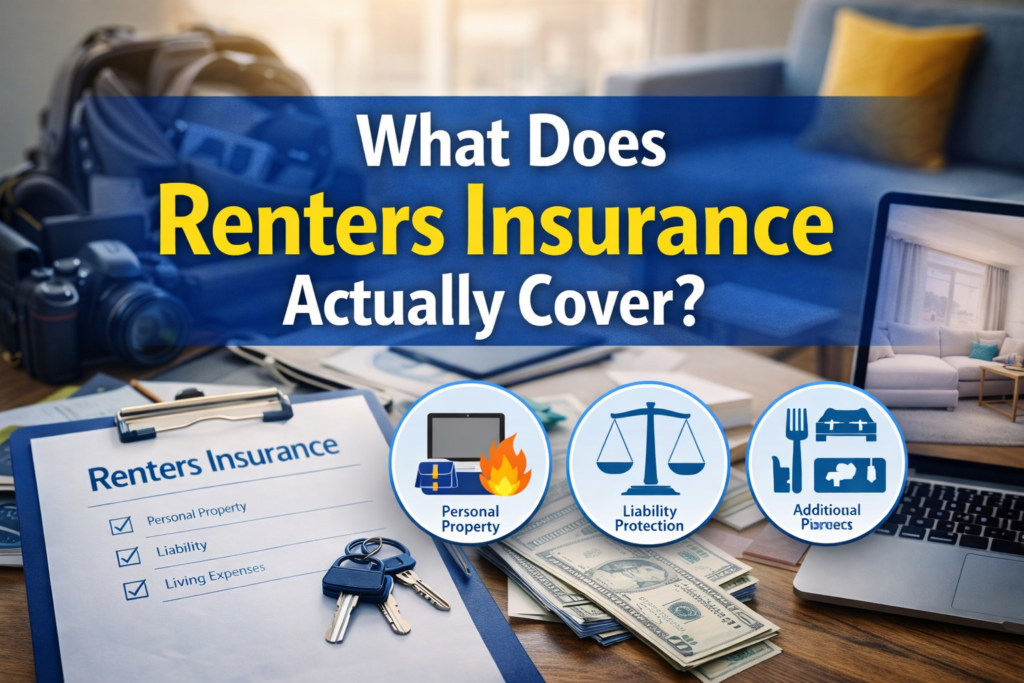 What Does Renters Insurance Actually Cover? Learn what renters insurance really covers, including personal property, liability protection, and additional living expenses, plus what is not covered.