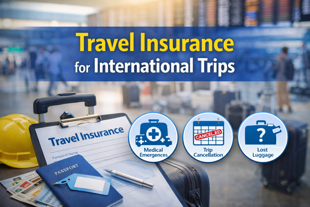 Travel Insurance for International Trips Complete guide to travel insurance for international trips. Learn what it covers, what is excluded, and how to choose the best travel insurance policy.