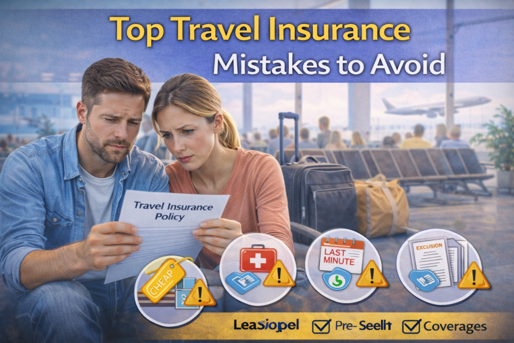 Top Travel Insurance Mistakes to Avoid Discover the most common travel insurance mistakes and how to avoid them. Learn about coverage gaps, exclusions, medical limits, and tips to choose the right travel insurance policy.
