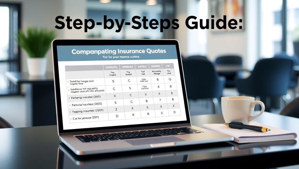 Step-by-Step Guide to Comparing Insurance Quotes Learn how to compare insurance quotes step by step. Match coverage, deductibles, exclusions, and total costs to choose the best insurance policy with confidence.